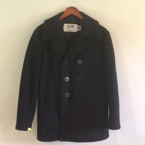 Vintage Schott US Classic Melton Pea Coat